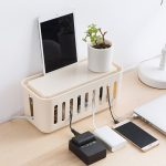 Sicherheit Haushalt Desktop Stromkabel Aufbewahrungsbox Ladegerät Steckdose Organizer – Bild 4