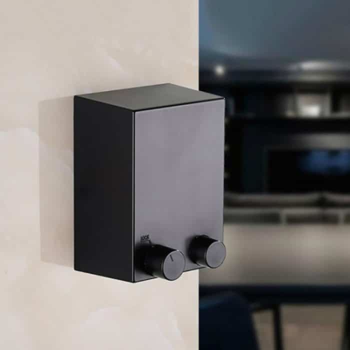 Einziehbarer Kleiderbügel für Innen- und Außenbereiche, magischer Wäscheständer, Balkon, Badezimmer, unsichtbare Wäscheleine, Drahtseil, Gold, Black – Bild 3