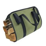 Outdoor-Tasche aus wasserfestem, armeegrünem Segeltuch mit großem Fassungsvermögen, Canvas Logging Bag – Bild 3