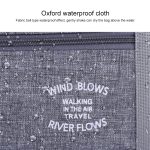 Tragbare faltbare Reise-Aufbewahrungstasche, Organizer, große Kapazität, Gepäckverpackung, Einkaufstasche – Bild 4