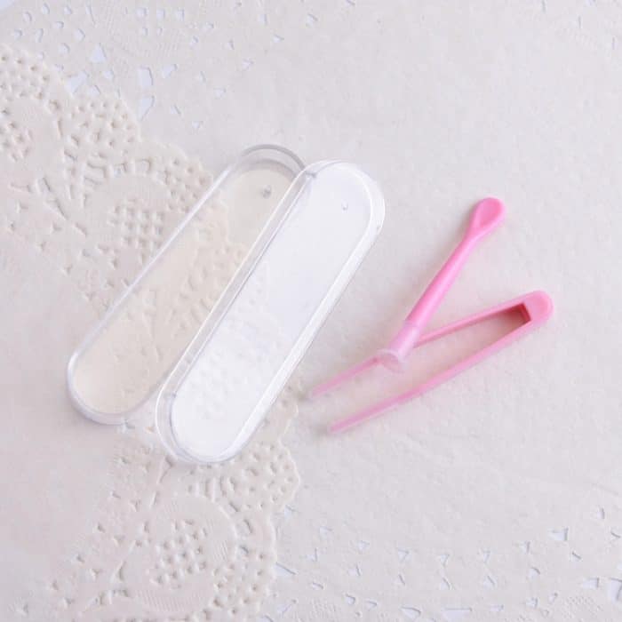 5-teiliges tragbares Kontaktlinsen-Spezialpinzetten- und Stiftset-Reiseset – Bild 2