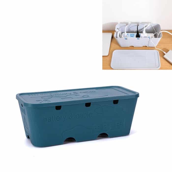 2-teiliges Desktop-Buchsen-/Datenkabel-Finishing-Set, Aufbewahrungsbox – Bild 1