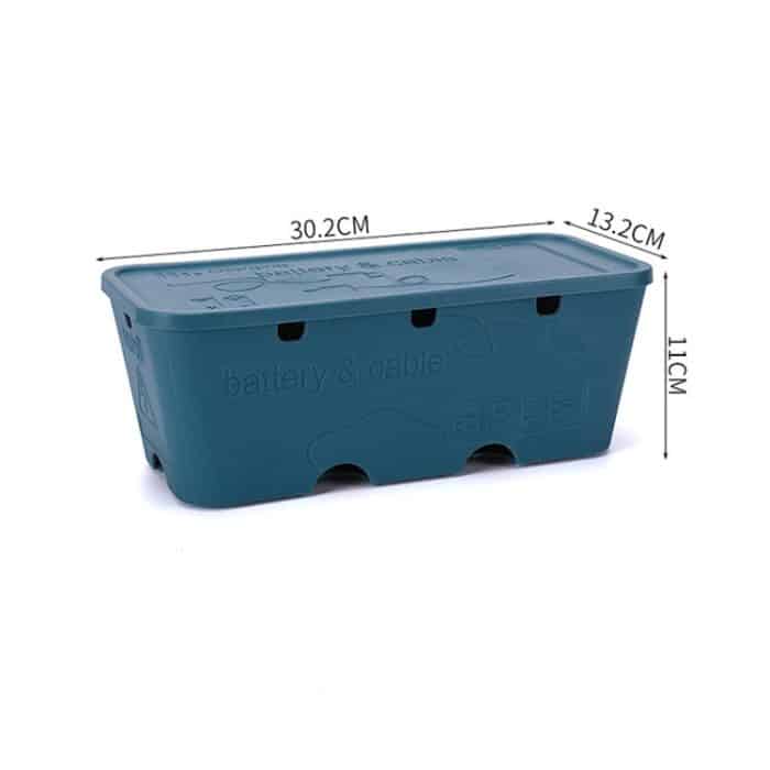 2-teiliges Desktop-Buchsen-/Datenkabel-Finishing-Set, Aufbewahrungsbox – Bild 2