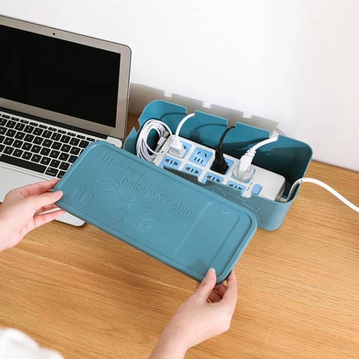 2-teiliges Desktop-Buchsen-/Datenkabel-Finishing-Set, Aufbewahrungsbox – Bild 4