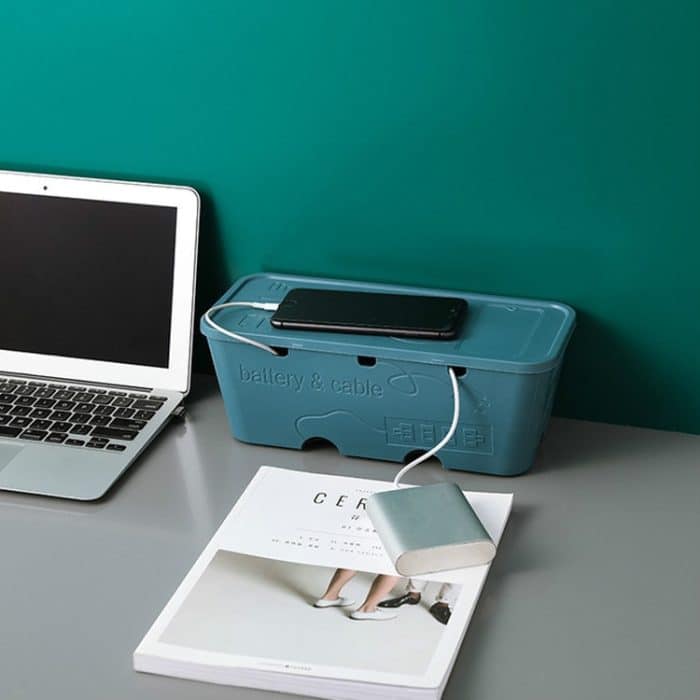 2-teiliges Desktop-Buchsen-/Datenkabel-Finishing-Set, Aufbewahrungsbox – Bild 6