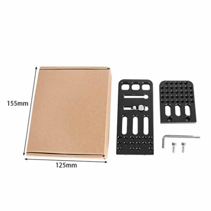 BEXIN L130A Vertikalschießen Schnellverschluss L-Plattenhalterung 1/4 Zoll Schraubenlöcher Basishalter – Bild 5