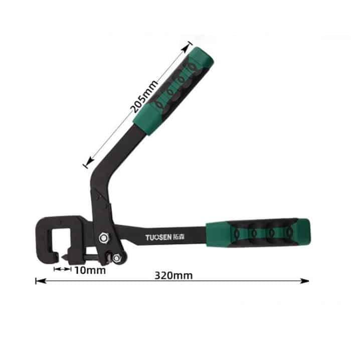 Tuosen Light Steel Keel Feste Installation Hardware Werkzeugzange 12-Zoll-Decke Perforierter Kiel – Bild 5