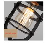 Creative Dock Retro Eisen Restaurant Balkon Korridor Nachttisch Wandlampe ohne Glühbirnen – Bild 3