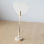 10 PCS Holztafel Tafel Mini Message Schwarzes Brett Tisch Hochzeitsfeier Dekoration – Bild 3