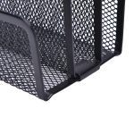 Mesh-Buchstabe Sorter E-Mail-Dokument-Tablett Black Desk Office-Datei-Speicher-Rack – Bild 5