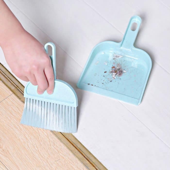 Haushalt Mini Besen Desktop Kleine Besen Tastatur Pinsel Reinigung Werkzeug Set Zufällige Farbe – Bild 3