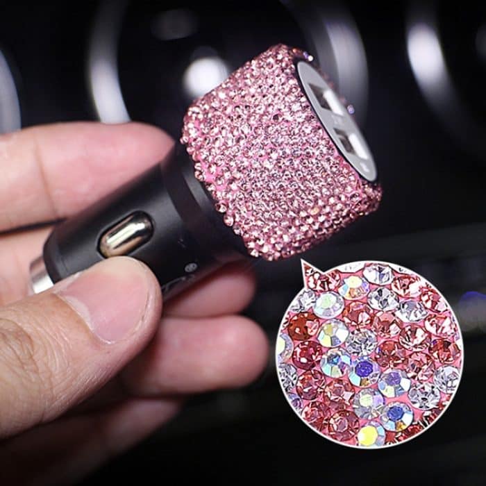Diamond Car Dual USB Schnelllade-Handy-Sicherheitshammer-Ladegerät, Fast – Bild 5