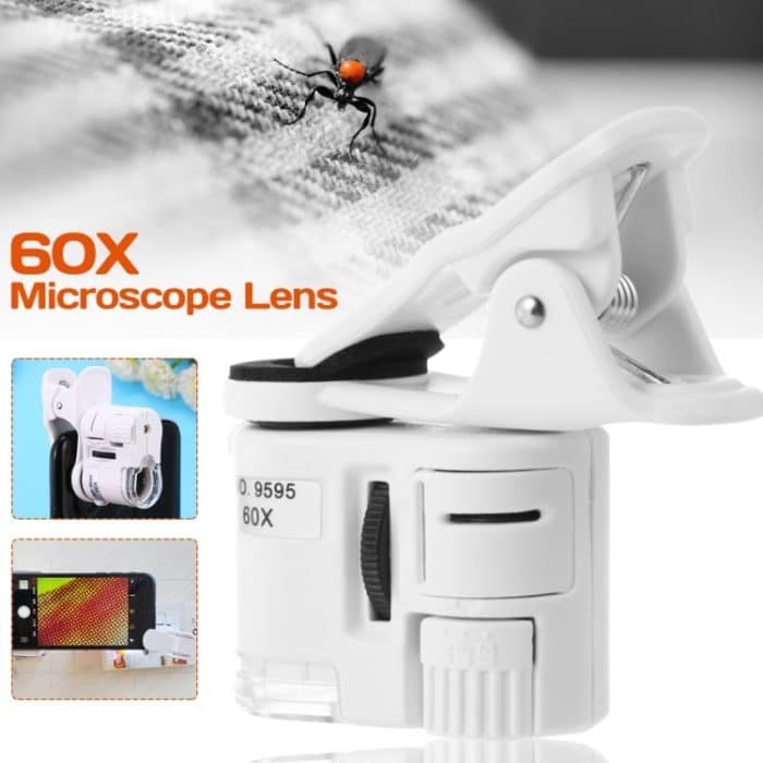 9595W1 60-fache Lupe Handy-HD-Mikroskop mit LED-Licht – Bild 8