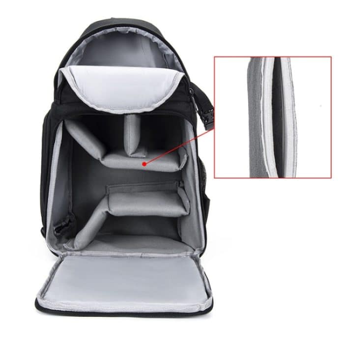 CADEN D15 Messenger Single Schulter Multifunktions offene Abdeckung Fotografie Rucksack Outdoor Freizeit SLR Kamera Rucksack – Bild 3