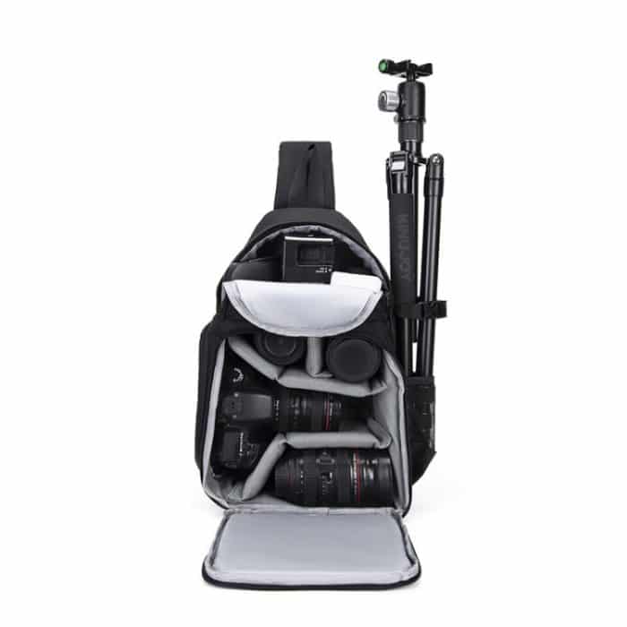 CADEN D15 Messenger Single Schulter Multifunktions offene Abdeckung Fotografie Rucksack Outdoor Freizeit SLR Kamera Rucksack – Bild 4