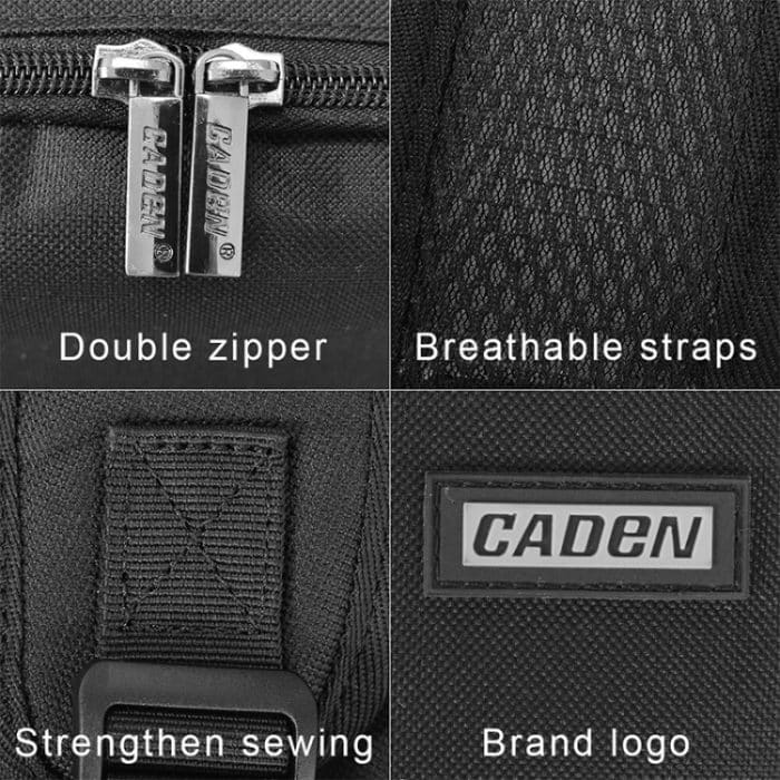 CADeN SLR-Kamera-Schulter-Digitalkamera-Tasche für den Außenbereich, leichter und robuster Nylon-Fotorucksack, Small Size, Large Size – Bild 5