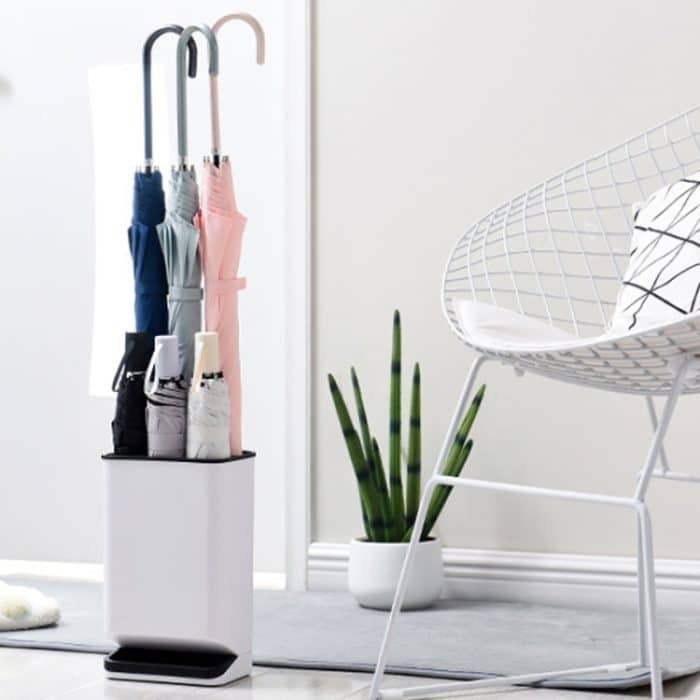 Abnehmbarer, auslaufsicherer Trennschirm-Aufbewahrungsständer aus Kunststoff – Bild 7