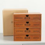 Retro-Schreibtisch mit Schubladenschrank aus Holz, One Pumping, Two Pumping, Three Pumping, Four Pumping – Bild 6