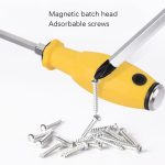 3 Stück Schlagschrauber aus Chrom-Vanadium-Stahl, Spezifikation:, 6.3x200mm 4inch Phillips, 6.3x225mm 5inch Phillips, 6.3x250mm 6inch Phillips, 8x300mm 8inch Phillips, 8x350mm 10inch Phillips, 8x400mm 12inch Phillips – Bild 5