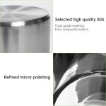 Suppentopf aus lebensmittelechtem Material mit Dampfgargitter, 26cm, 28cm, 30cm – Bild 5