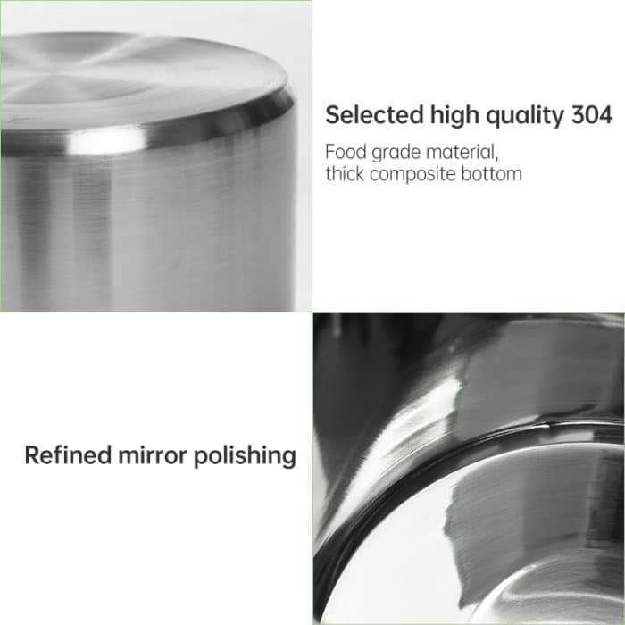 Suppentopf aus lebensmittelechtem Material mit Dampfgargitter, 26cm, 28cm, 30cm – Bild 5