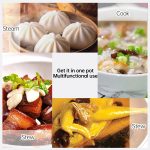 Suppentopf aus lebensmittelechtem Material mit Dampfgargitter, 26cm, 28cm, 30cm – Bild 8