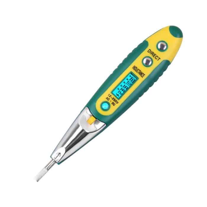 Hochpräziser elektrischer Tester-Stift, Schraubendreher, 220 V AC, DC-Steckdose, Stromkreis-Spannungsdetektor, Teststift mit Nachtsicht, Digital Display Pen (Card), Digital Display Electric Pen (OPP ), Digital Display Pen (Card)+Battery – Bild 2