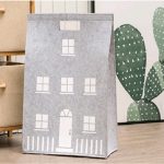 Handgefertigte Kindergarten Kinderbekleidungsgeschäft Lagerung Barrel Filz Aufbewahrungsbox Spielzeug-Aufbewahrungsbehälter