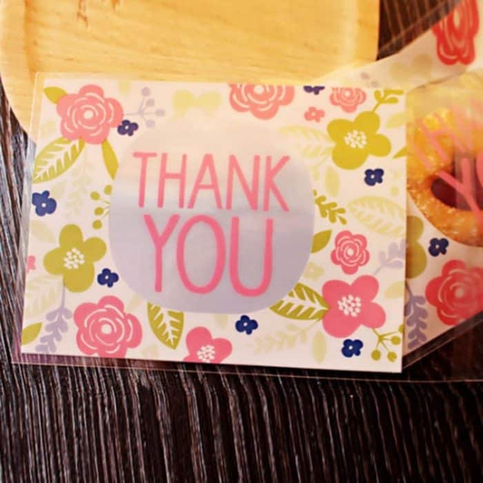 100 Stück/Packung Backbeutel, Süßigkeitenbeutel, Keksbeutel, kleine Gebäckbeutel, handgemachte Seife, selbstklebende Beutel – Bild 1