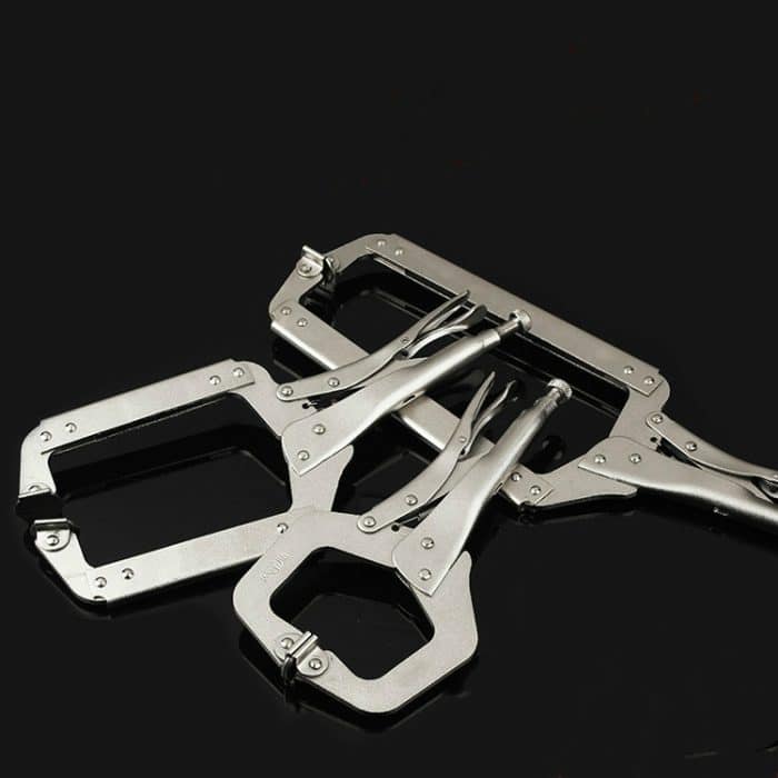 C-förmige, quadratische Öffnung, starke feste Zange, elektrisches Schweißen, 14 inch, 18 inch, 11 inch – Bild 5