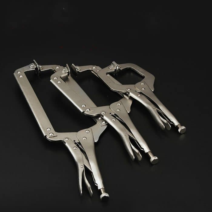 C-förmige, quadratische Öffnung, starke feste Zange, elektrisches Schweißen, 14 inch, 18 inch, 11 inch – Bild 6