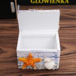 Holz-Piraten-Schmuck-Aufbewahrungsbox, Etui-Halter, Vintage-Schreibtisch-Aufbewahrungsbox – Bild 3