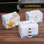 Holz-Piraten-Schmuck-Aufbewahrungsbox, Etui-Halter, Vintage-Schreibtisch-Aufbewahrungsbox – Bild 5