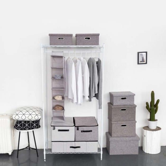 Vliesstoff-Aufbewahrungsbox mit Reißverschluss, faltbar, für Unterwäsche, BH, Socken, Behälter, Schublade, Kleinigkeiten, Kleidung, Heimaufbewahrungstasche – Bild 5