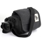 Universelle DSLR-Kamera-Umhängetasche, Fotohandtasche aus Segeltuch, Außenmaße: 19 x 17 x 10 mm – Bild 2
