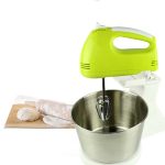 Tragbarer Mixer, elektrischer Teig-Kuchen-Mixer, Schneebesen, Backen, Schlagsahne-Maschine – Bild 3