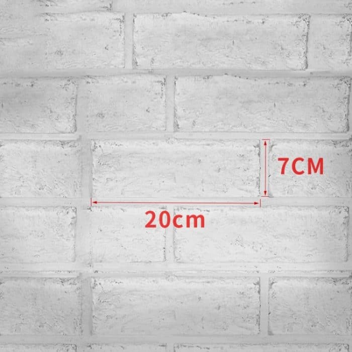 8 Zoll Imitation Ziegel Muster Walze Prägewalze Diatomeen Schlamm Bauwerkzeug – Bild 3