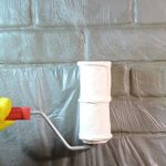 8 Zoll Imitation Ziegel Muster Walze Prägewalze Diatomeen Schlamm Bauwerkzeug – Bild 5