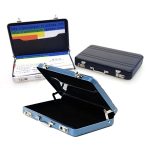 Aluminium-Aufbewahrungsbox, Visitenkartenhalter, Kreditkarte, Bankkarte, Aufbewahrungsbox, 9.6x8.2x1.6cm – Bild 7