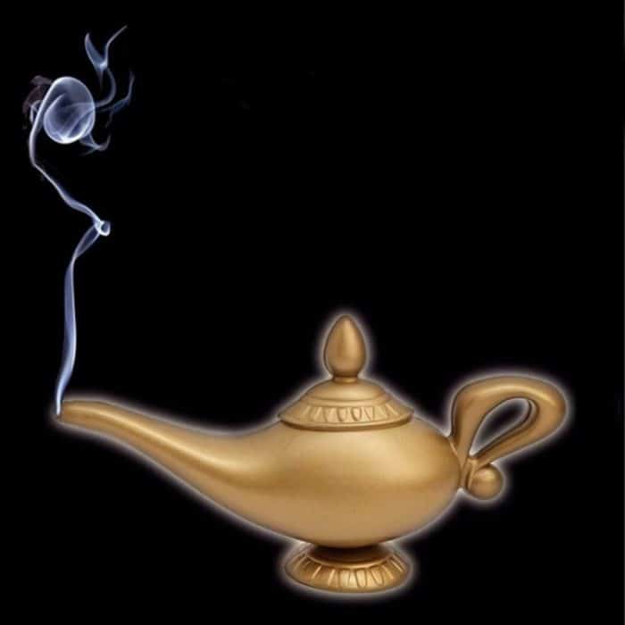 3 PCS Arabian Magic Lamp Kunststoff Halloween Kostüm Requisiten Rollenspiel Requisiten – Bild 6