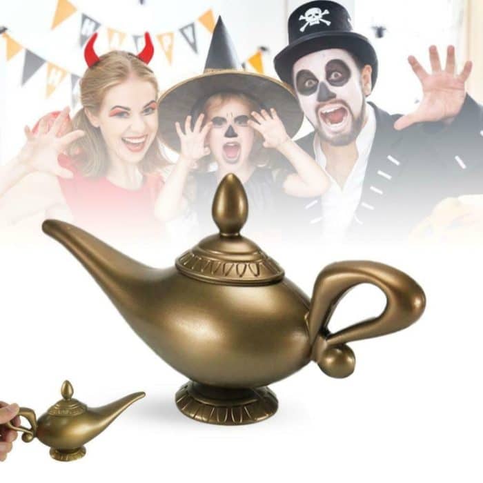 3 PCS Arabian Magic Lamp Kunststoff Halloween Kostüm Requisiten Rollenspiel Requisiten – Bild 7