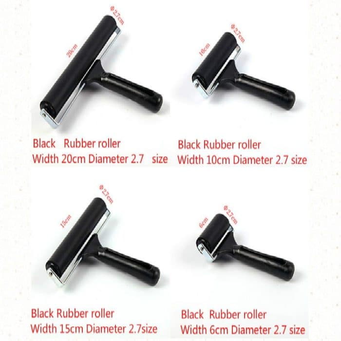 2-teiliges Druckwalzen-Druckmaterial-Werkzeug, Stempel-Druckübertragungswerkzeug, 6cm, 10cm, 15cm, 20cm – Bild 6