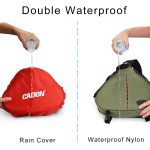 CADeN K1 DSLR-Kamera-Schulter-wasserdichte Tasche mit Regenschutz – Bild 5