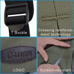 CADeN K1 DSLR-Kamera-Schulter-wasserdichte Tasche mit Regenschutz – Bild 6