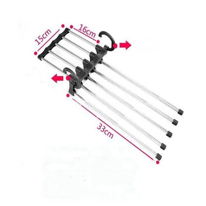Multifunktionaler 5-in-1-Teleskop-Klappschrank für magische Hosen, 5 in 1 Telescopic Rack – Bild 3