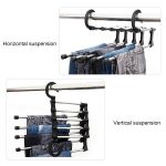 Multifunktionaler 5-in-1-Teleskop-Klappschrank für magische Hosen, 5 in 1 Telescopic Rack – Bild 5