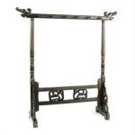 Hölzerner chinesischer Bürstenstift-hängender Wasserhahn-Bürstenhalter 6 hängende 12-Stift-Kalligraphiezubehör – Bild 2