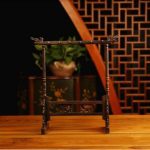 Hölzerner chinesischer Bürstenstift-hängender Wasserhahn-Bürstenhalter 6 hängende 12-Stift-Kalligraphiezubehör – Bild 7