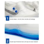 Niedrige Zehen-Schuhüberzüge für Männer und Frauen, rutschfest, dicker Boden, Flip-Schnalle, wasserdichte Regenstiefel, Größe:, 36/37, 38/39, 40/41, 42/43, 44/45 – Bild 2