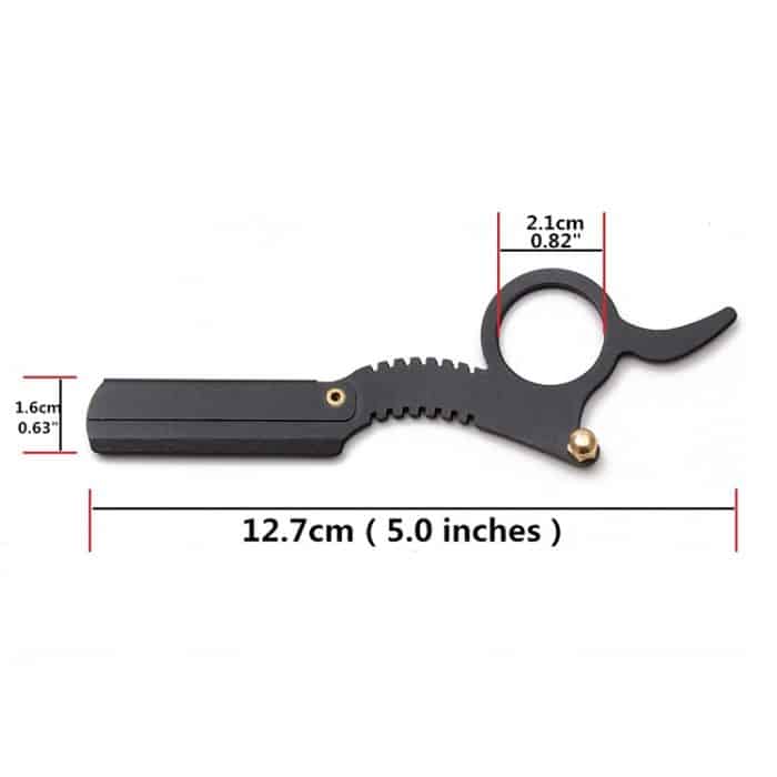 Vintage-Daumenrasierer aus Edelstahl – Bild 3